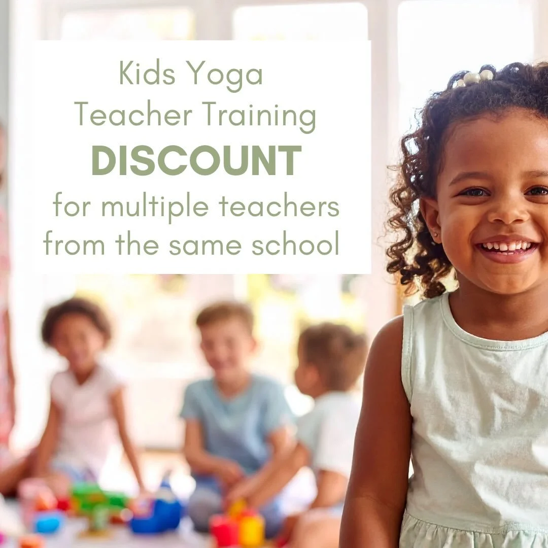 This year, I&rsquo;m excited to offer a discount for two or more teachers attending the training from the same school, preschool, or daycare.  This would be a great way to make a commitment to include yoga and mindfulness in your school on a broader 