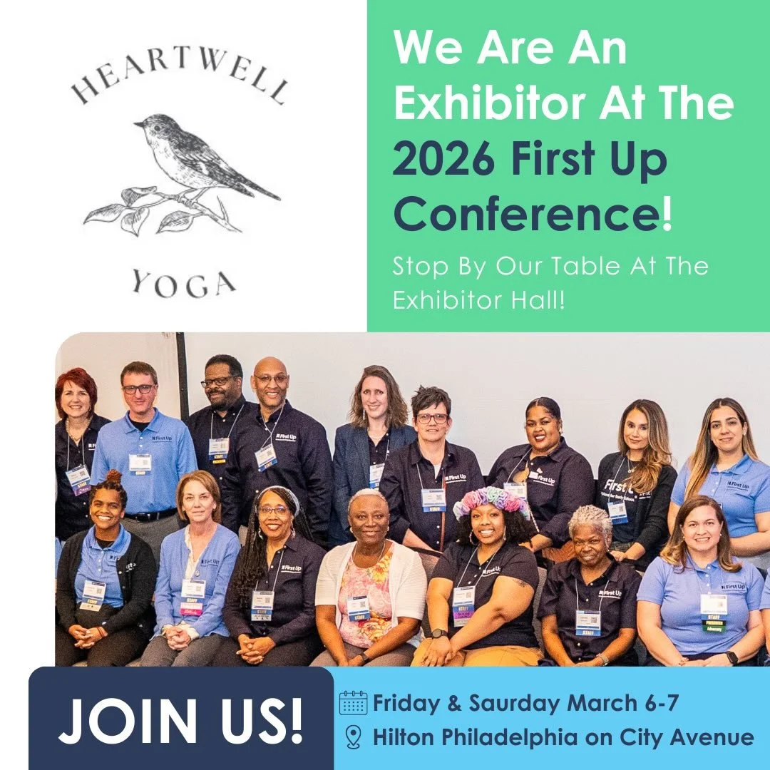 We&rsquo;re excited to have a table again this year at the @firstupearlyed conference! Come visit to learn more about our programming for schools and early childhood centers, workshops for educators, and enter to win a free yoga class for your classr