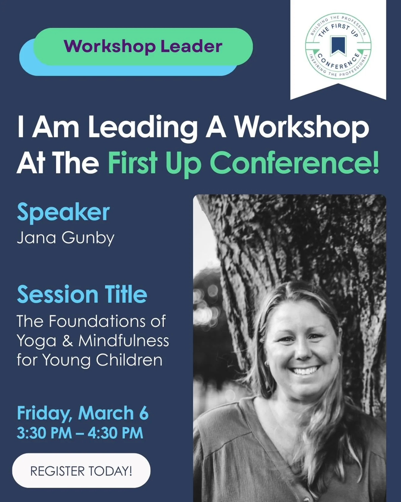 I attended this conference every year as both a Head Start and Kindergarten teacher in Philadelphia, and am thrilled to be speaking this year 🥰

If you&rsquo;ll be attending the @firstupearlyed conference later this week, I would love to see you! 

