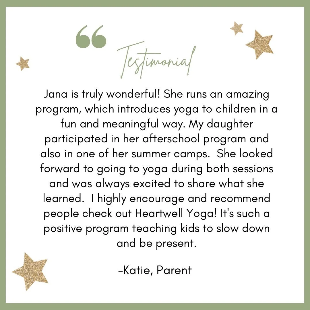 I was lucky enough to have a parent assistant during one series of after school yoga classes this winter, and having Katie help was a dream! So glad to have gotten yo spend my Thursday afternoons with her and her daughter 💕