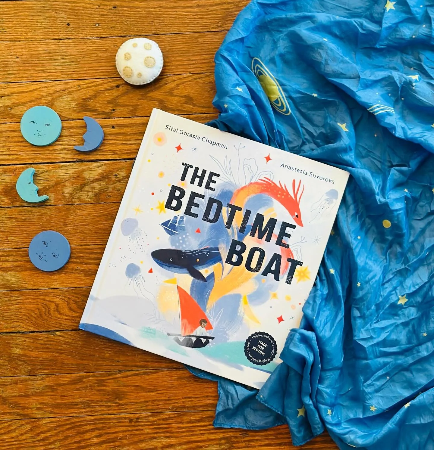 A few of our favorite bedtime books 🌙 

This last full month of school is BUSY, so we&rsquo;ve taken advantage of a few rainy days recently to have some slower, restful classes. 

These books are perfect for this kind of class. They inspire some pla