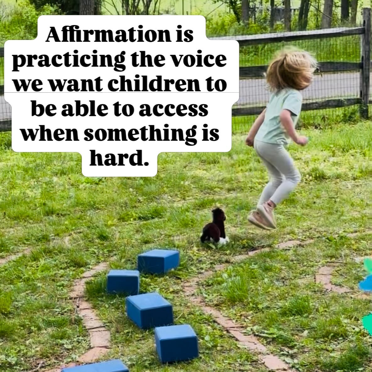 I&rsquo;ve been thinking about affirmations lately.

Not as something we ask kids to repeat because it sounds positive, but as practice for developing the voice they&rsquo;ll eventually use to guide themselves.

In The ADHD Playbook, Mike McLeod (@gr
