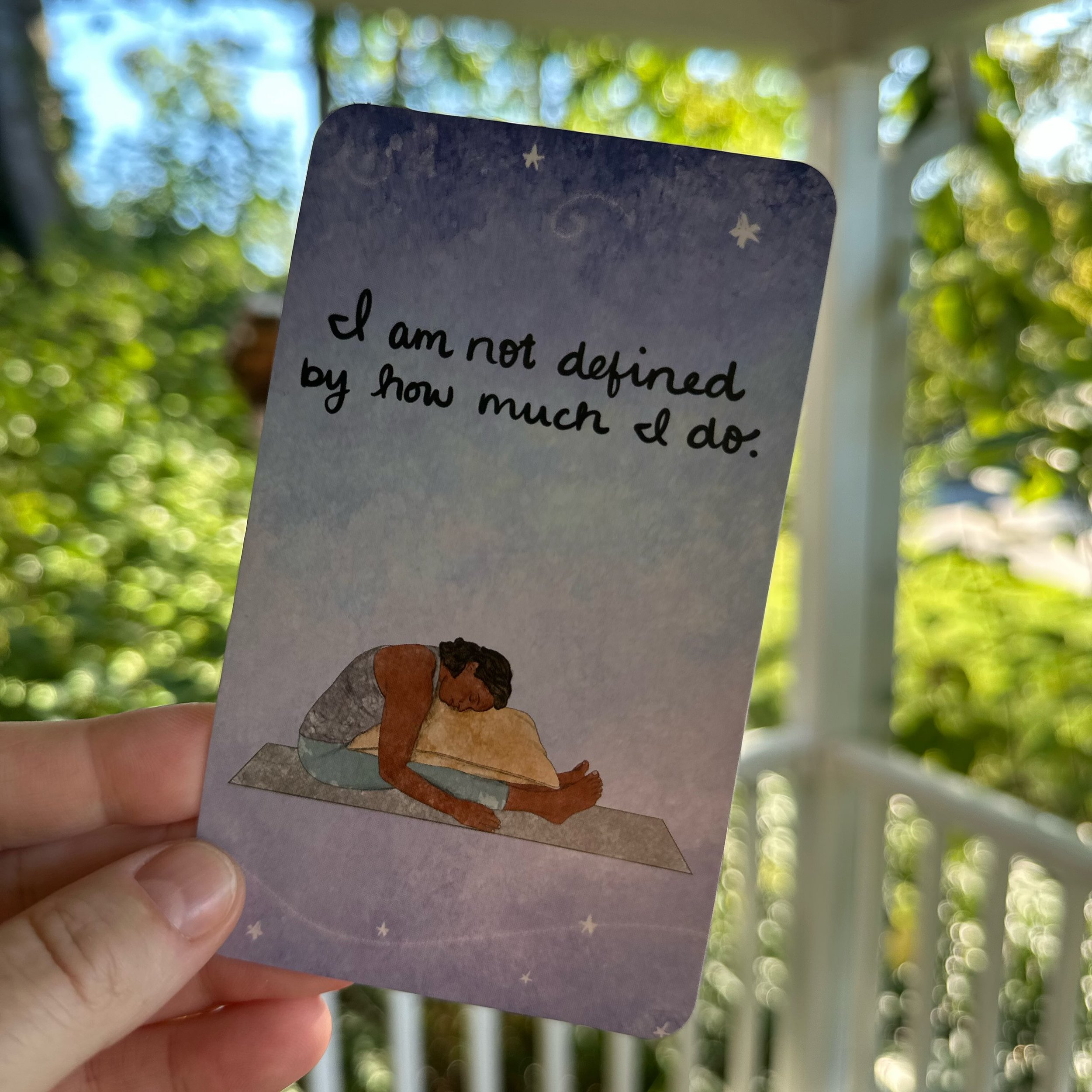 Maybe you also need one of these reminders today? ❤️ 

I&rsquo;m hoping to share soon why affirmations are so powerful for kids (and for ourselves). 

✨ I love this set of affirmation cards from @transcending_trauma_with_yoga. Thank you to @theconnec