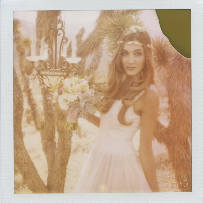 las vegas inspired shoot polaroid