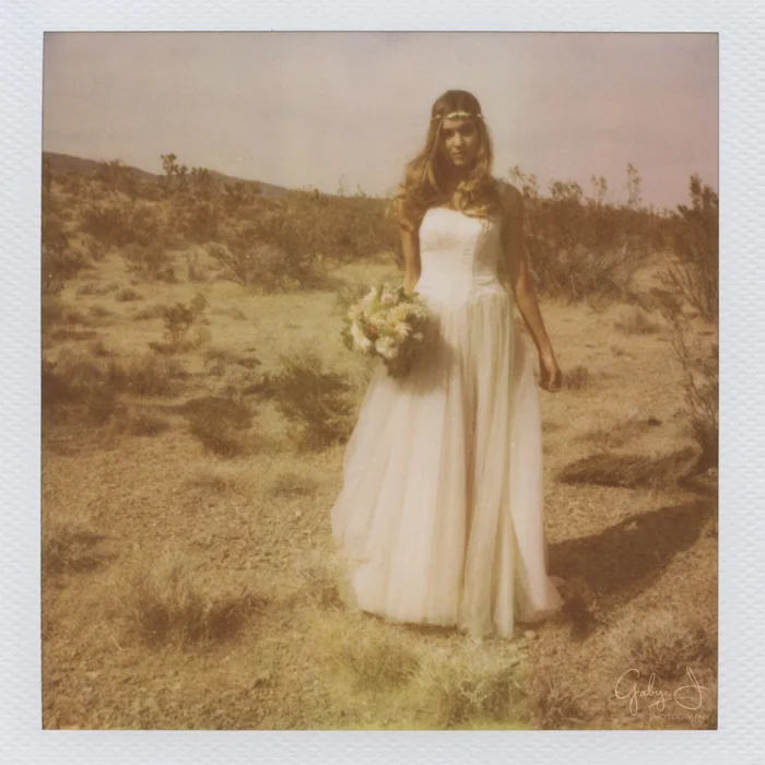 las vegas inspired shoot polaroid