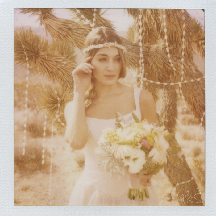 las vegas  inspired shoot polaroid