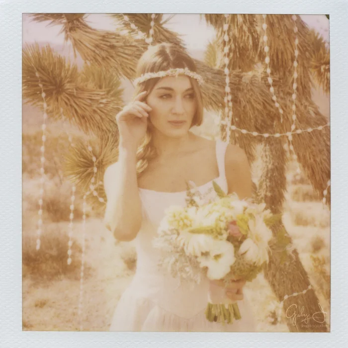 las vegas inspired shoot polaroid