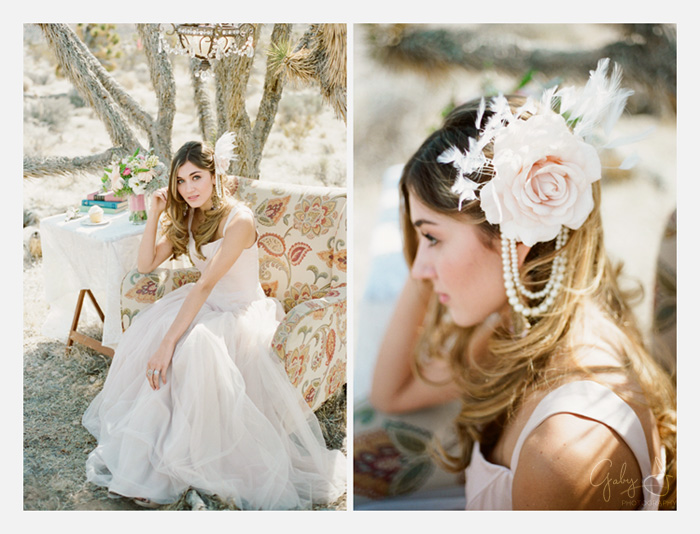 las vegas desert inspired bridal shoot rustic shabby chic