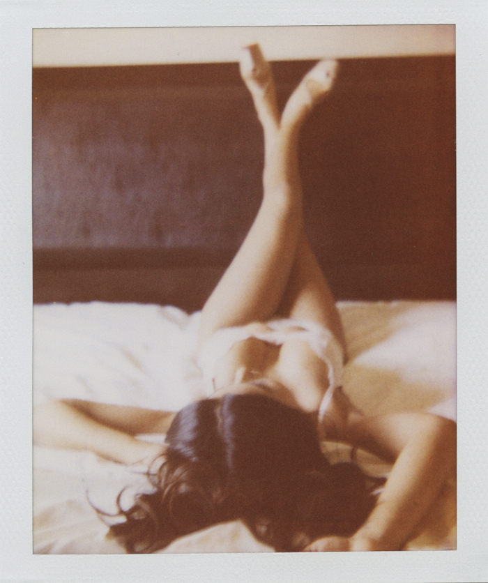 boudoir session polaroid