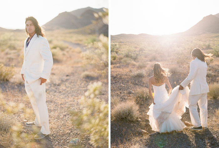 las vegas simple desert outdoor wedding photographer 