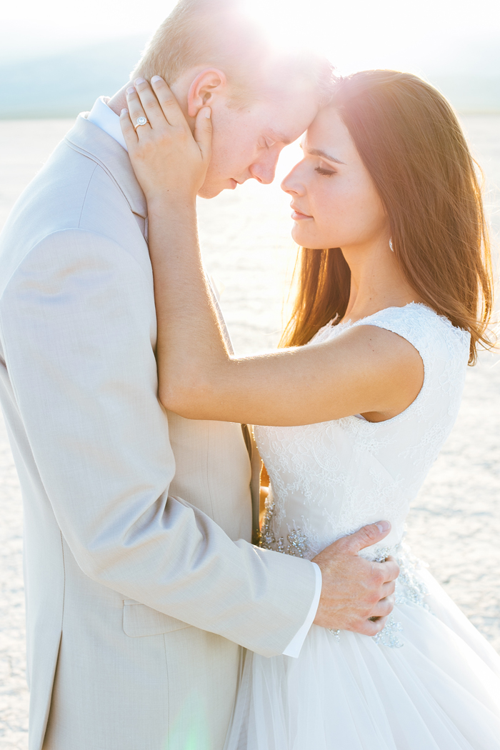 desert dry lake beds las vegas trash the dress wedding photo