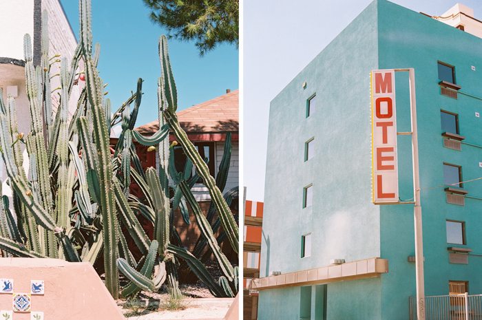 blue motel downtown las vegas photo