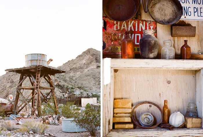 nelson landing ghost town rustic vegas wedding 22