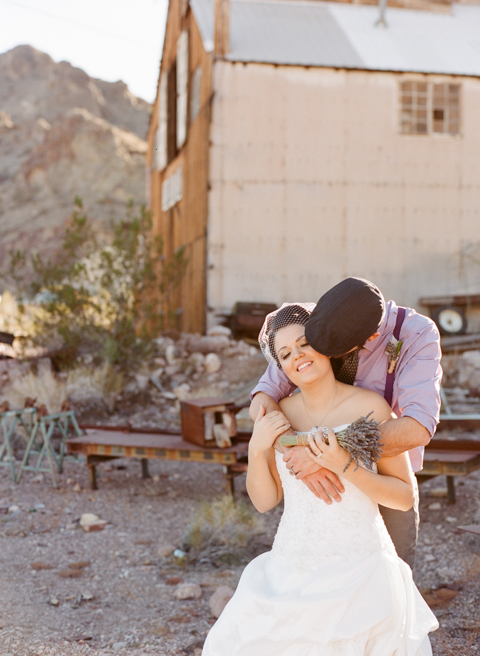 nelson landing ghost town rustic vegas wedding 23