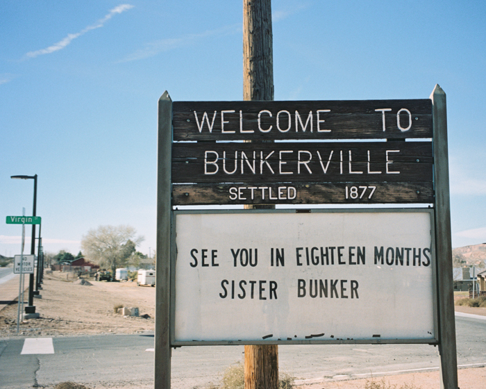 bunkerville nevada desert on film