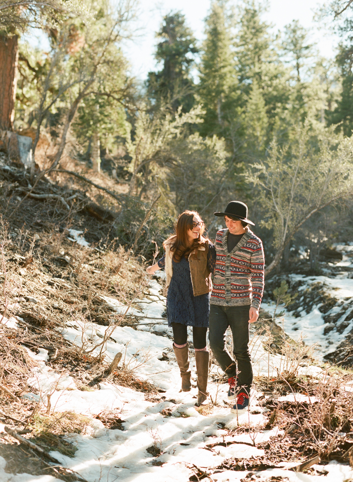 mt charleston las vegas indie engagement photo snow winter 25