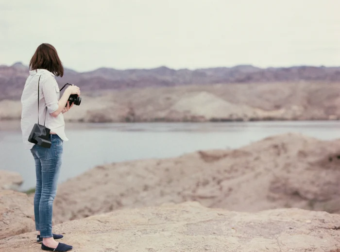 nevada desert expired slide film 12