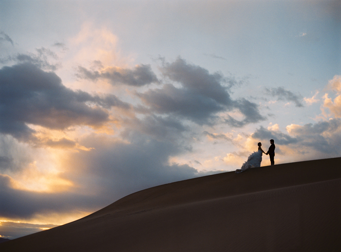 sunrise at death valley sand dunes 