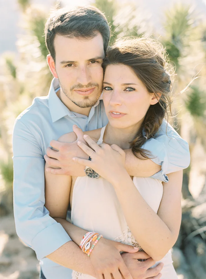 las vegas boho engagement photo