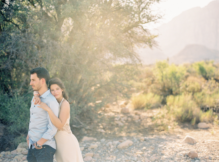 las vegas nature desert engagement photo 8