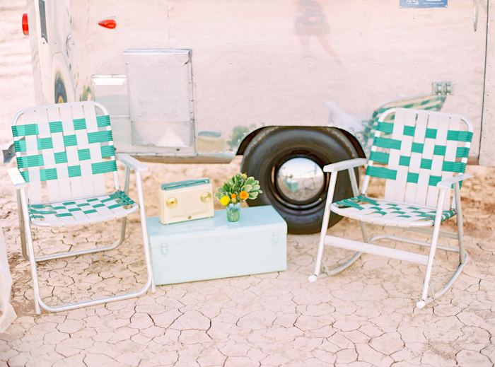 silver trailer wedding rental las vegas