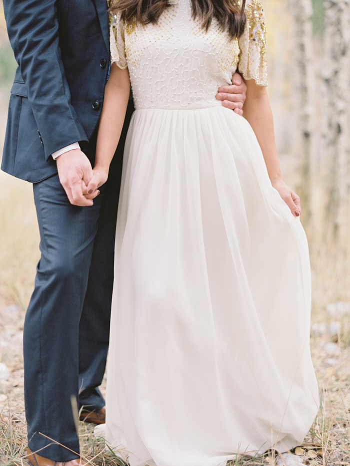 romantic vegas forest engagement photo 15