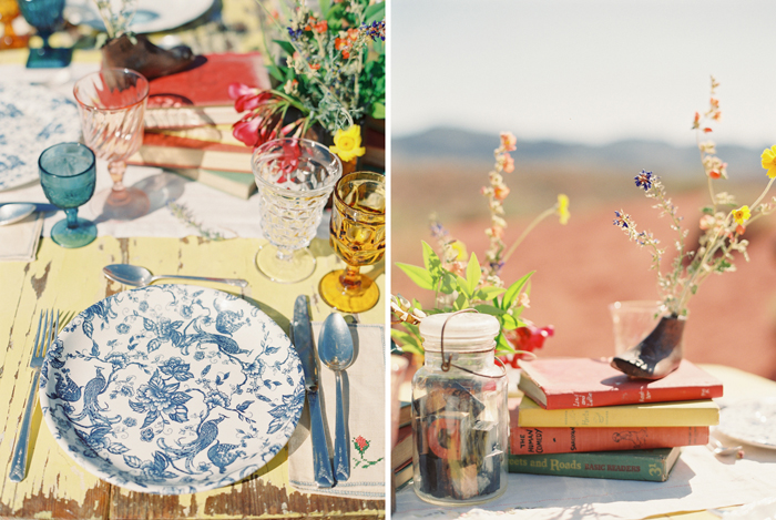 outdoor desert boho reception ideas valley of fire