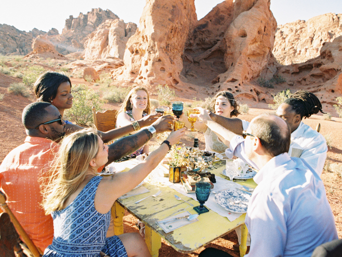 valley of fire boho desert destination wedding