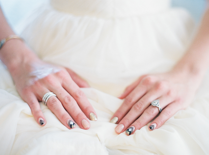 boho indie inspired wedding nail polish