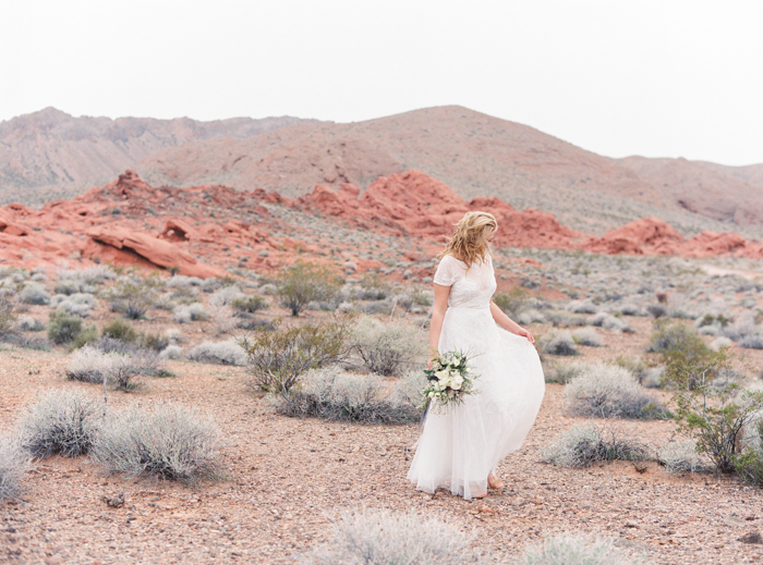 desert and indigo inspired valley of fire wedding photo