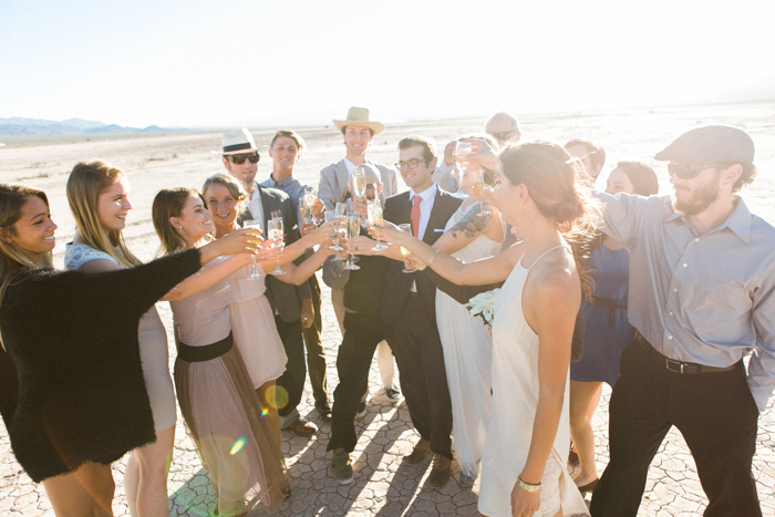 intimate indie desert vegas wedding photo 22