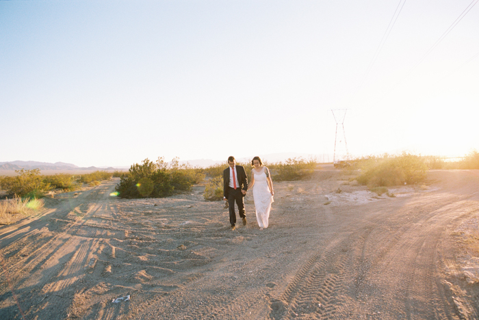 intimate indie desert vegas wedding photo 47