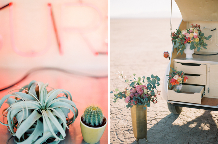 vegas pop up styled desert wedding photo flora pop