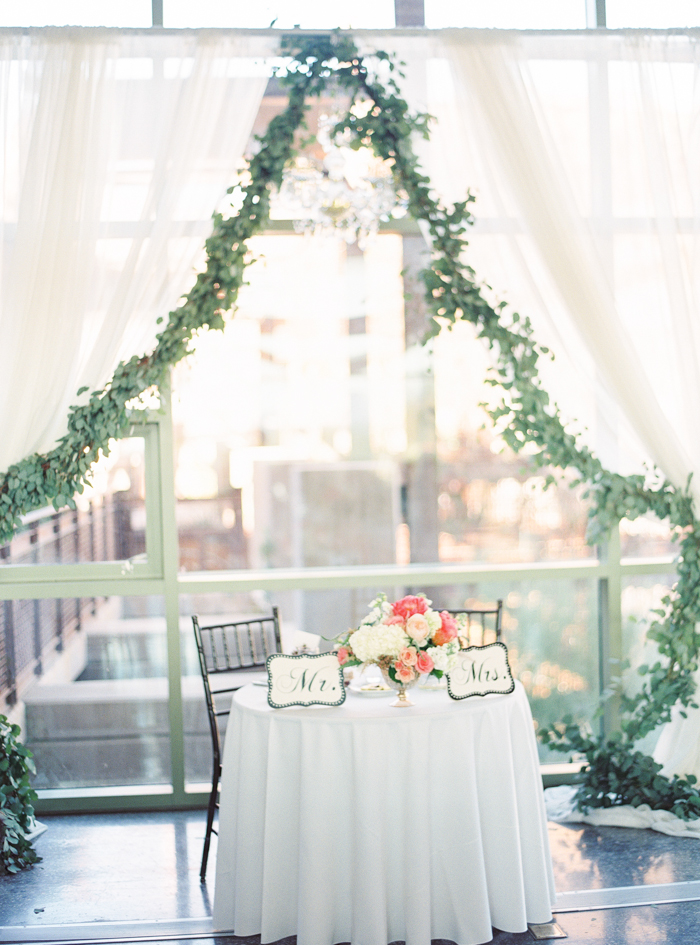 eucalyptus wedding garland photo 