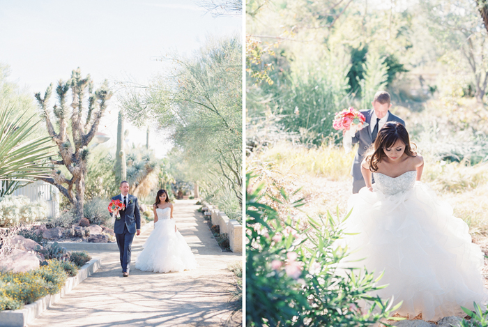 romantic desert arboretum vegas wedding photo 38