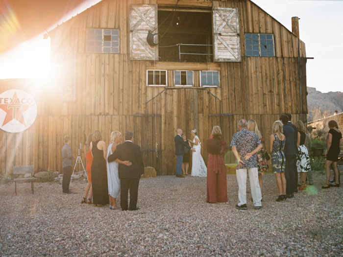 rustic barn wedding in las vegas photo