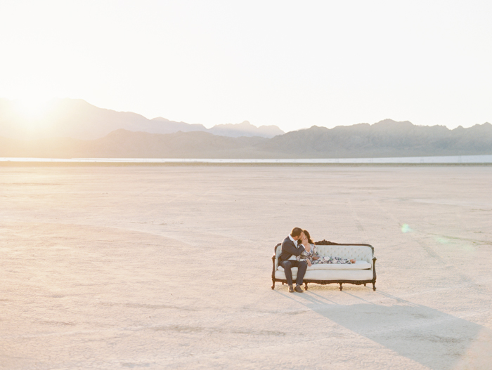 romantic las vegas desert engagement photo nostalgia resources couch