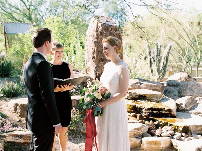 intimate springs preserve wedding photo