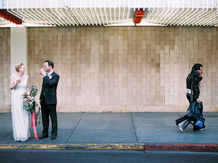 downtown las vegas indie wedding photo