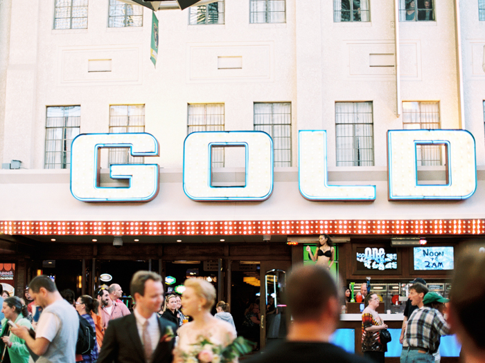 downtown las vegas indie wedding photo