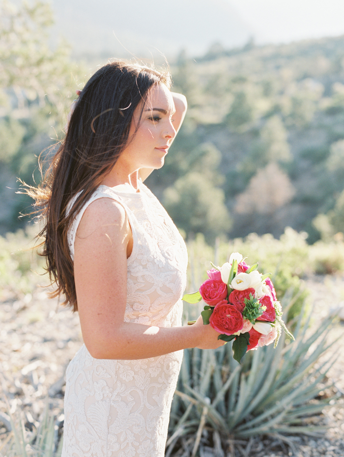 BHLDN wedding dress mountainside