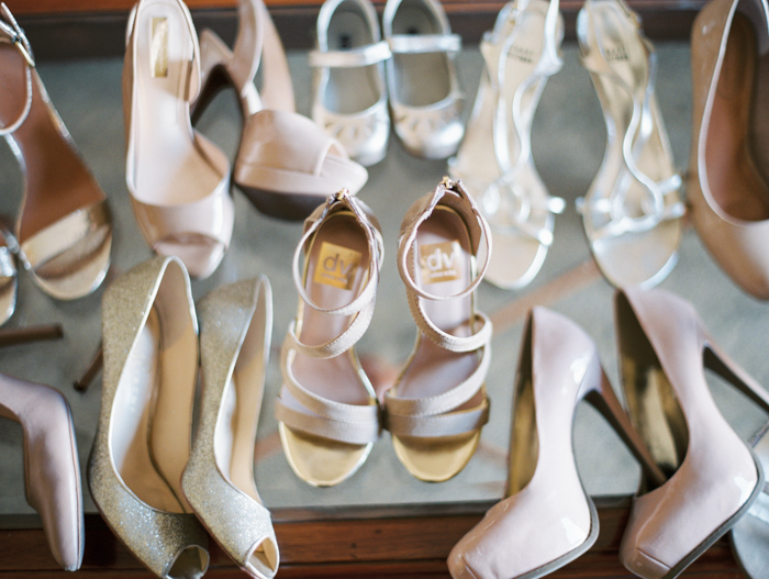 photo of bridesmaids shoes | gaby j photography