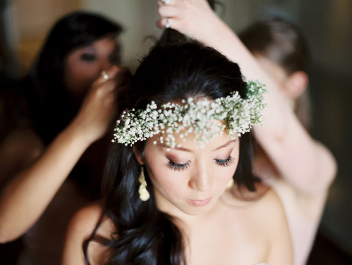baby's breath flower crown | gaby j photography