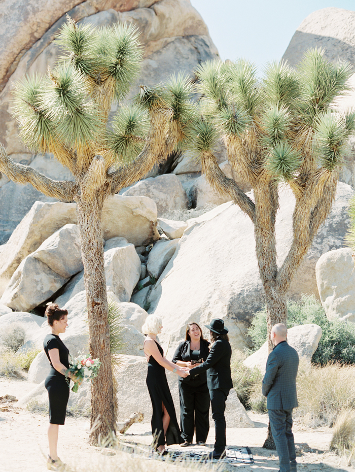 chic joshua tree elopement photo | gaby j photography
