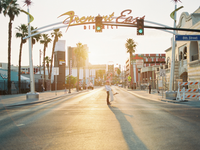 stylish downtown las vegas elopement | gaby j photography