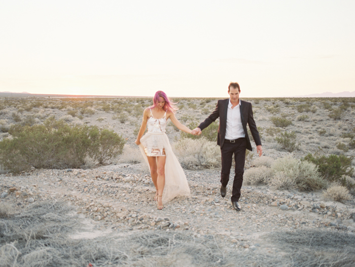 stylish corn creek nv desert elopement | gaby j photography