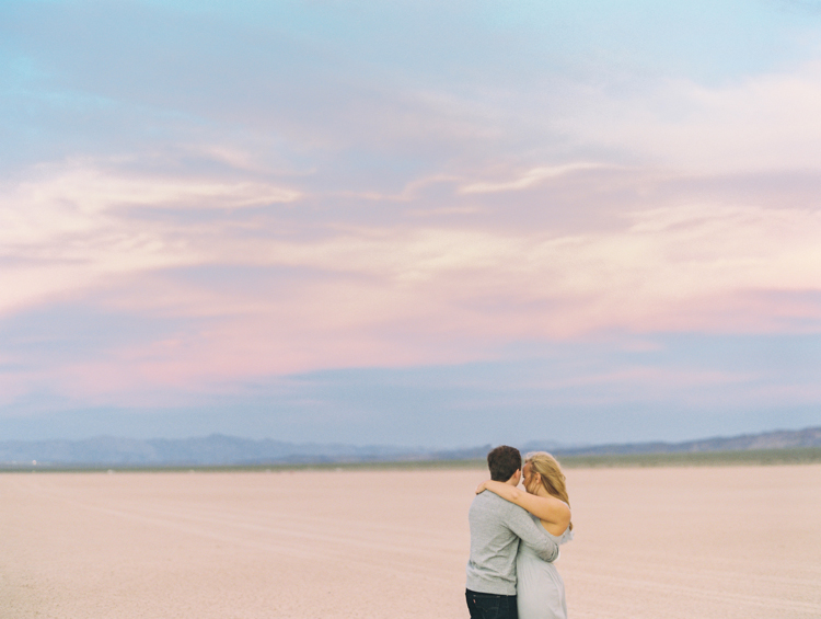 las vegas engagement | dry lake bed | las vegas fine art engagement photographer | desert sunset | free people | gaby j photography