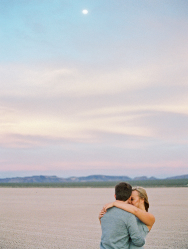 las vegas engagement | dry lake bed | las vegas fine art engagement photographer | desert sunset | free people | gaby j photography