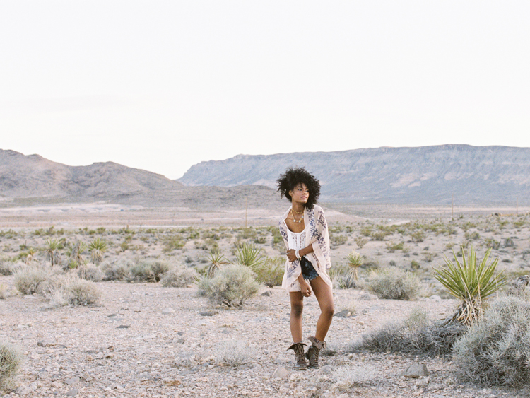 southwest desert editorial photographer | gaby j photography | ruby finch salon | natural black curls 