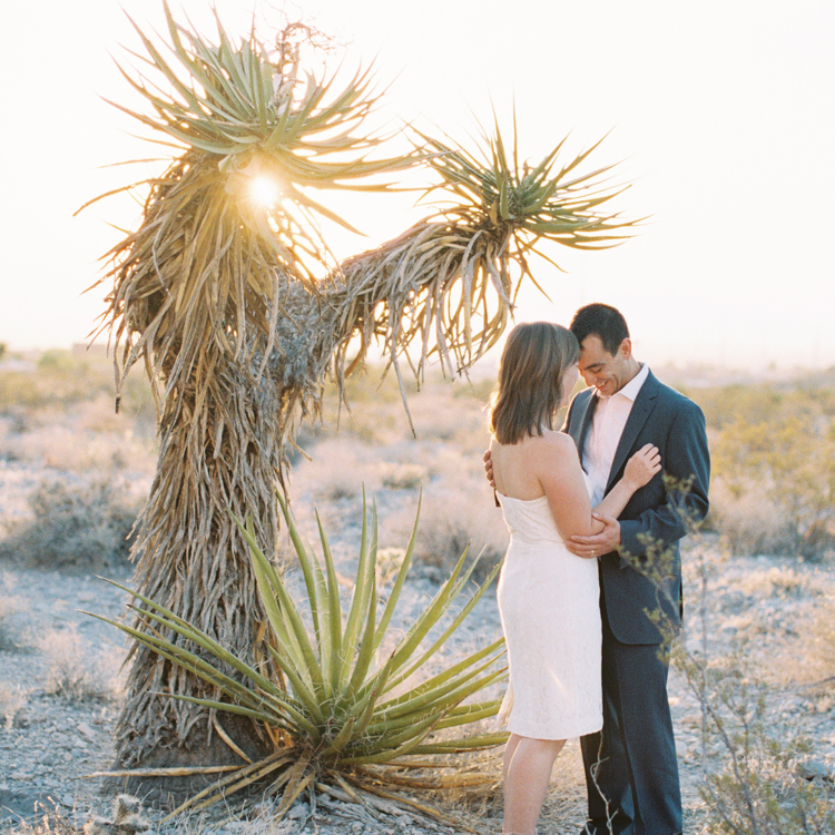 sunrise elopement in las vegas | las vegas elopement photographers | sunrise desert ceremony | gaby j photography